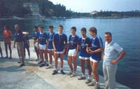 Omisalj 1986 Osmerac juniora prvak HR Hrboka Krsic Kacan Bacic Vuksan Dundov Matulina Jurin korm Grubsic